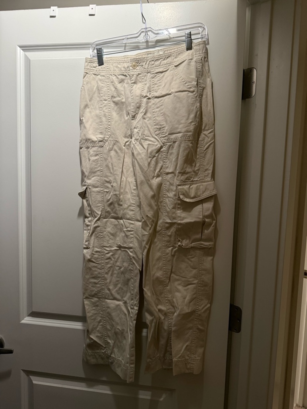 Abercrombie & Fitch Men's Light Beige Cargo Pants